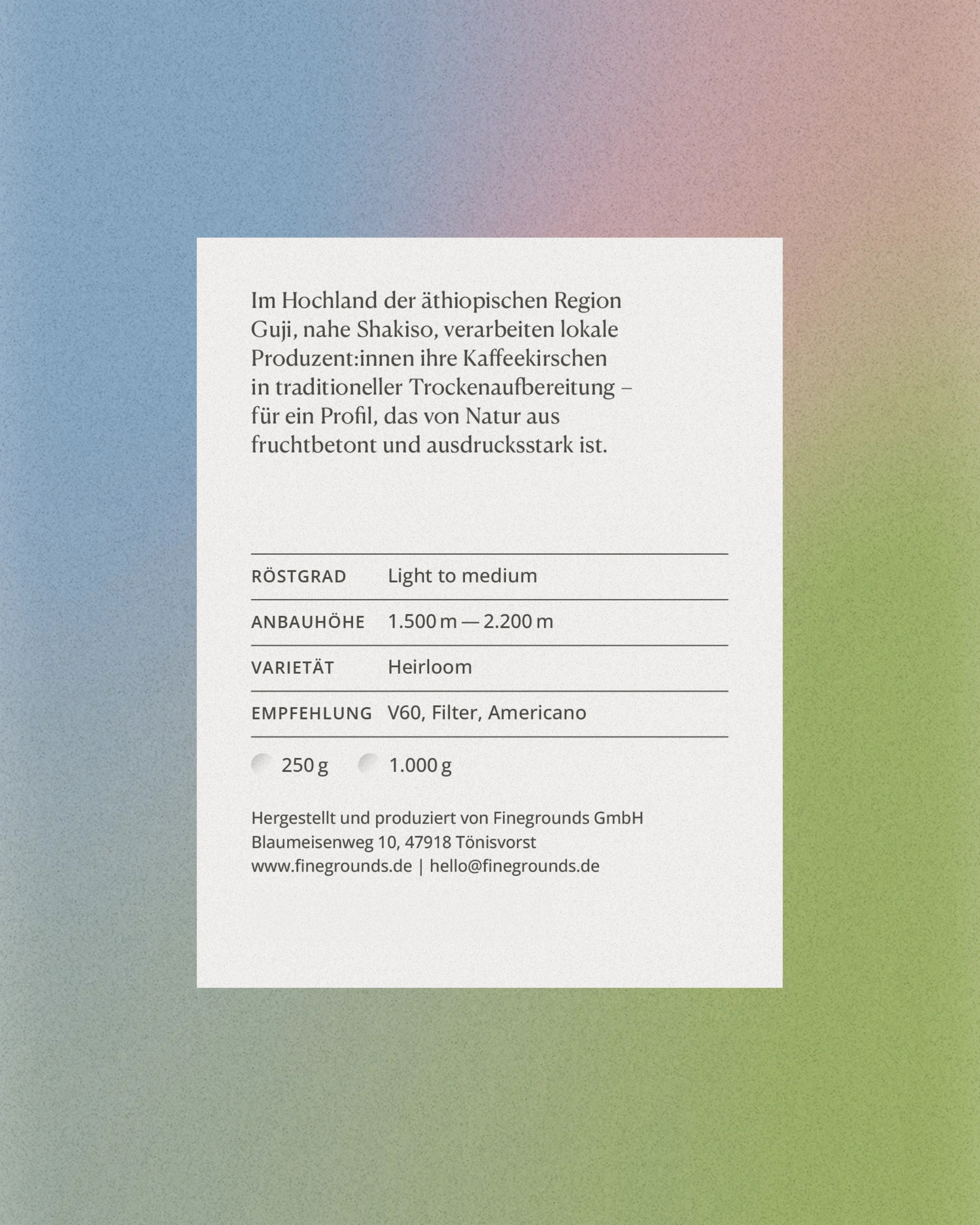 Äthiopien Filter